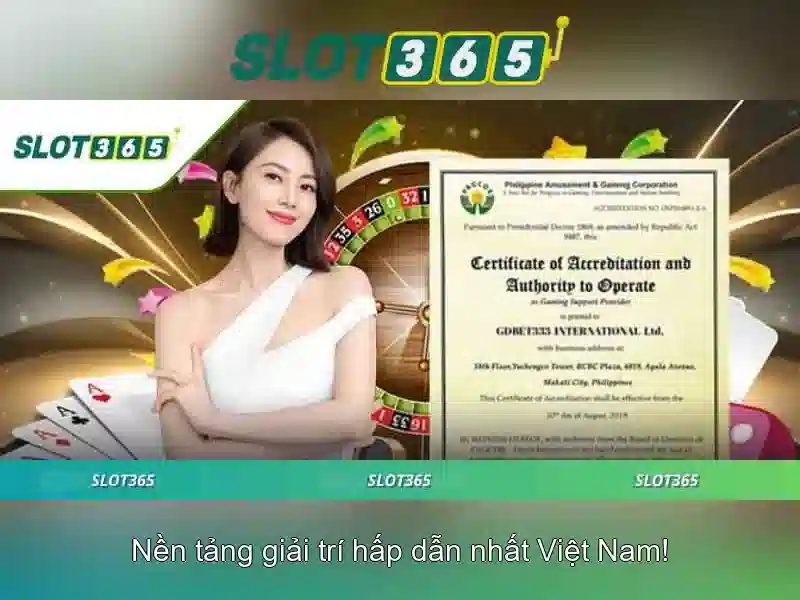Slot365 - Nền tảng chơi slots trực tuyến đáng tin cậy